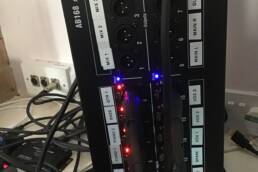 PA installation in church