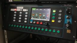 PA installation in church