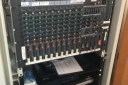 PA installation in church