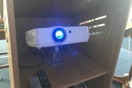 projector installation in church